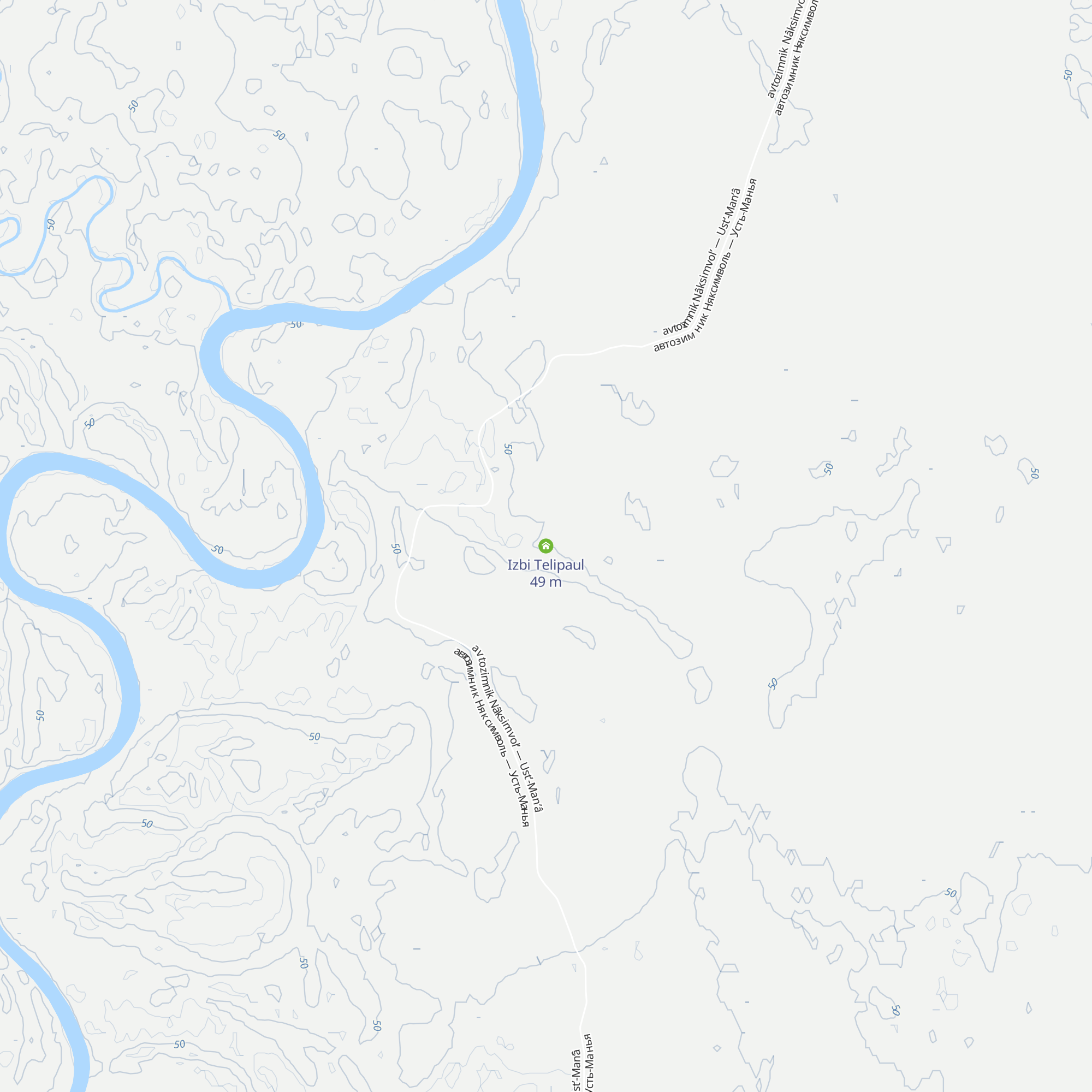 Izbi Telipaul map