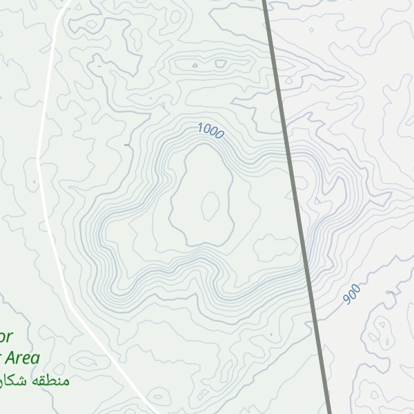 Map of Kūh-e Takht-e Rostam-e Chāh Mār