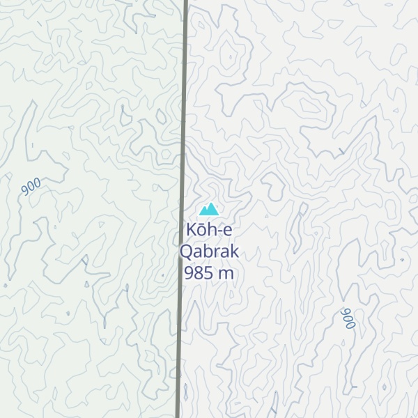 Map of Kōh-e Qabrak