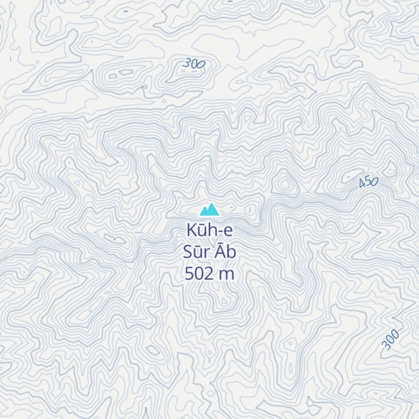 Map of Kūh-e Sūr Āb
