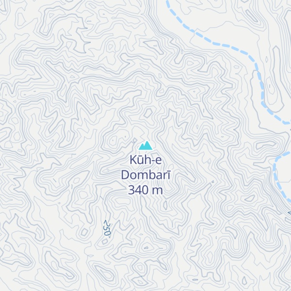 Map of Kūh-e Dombarī