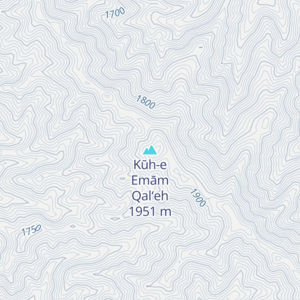Map of Kūh-e Emām Qal‘eh