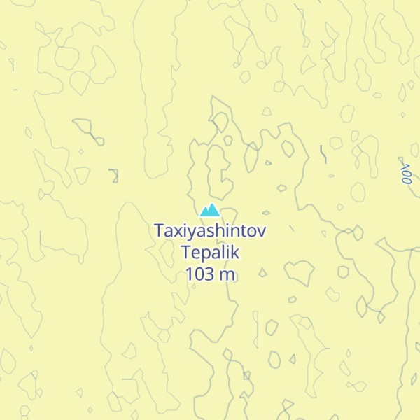 Map of Taxiyashintov Tepalik