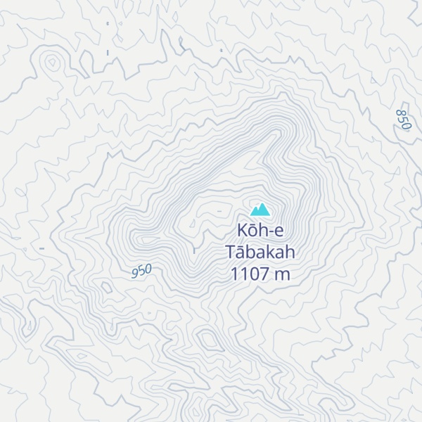 Map of Kūh-e Tābkeh