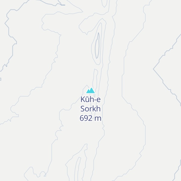 Map of Kūh-e Sorkh