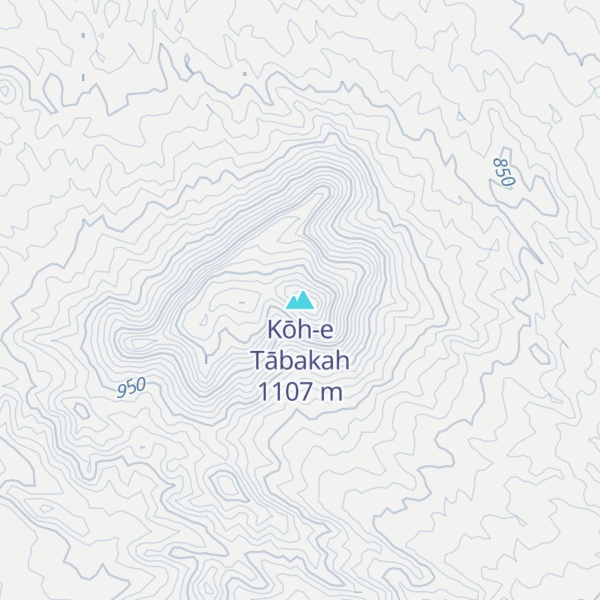 Map of Kōh-e Tābakah