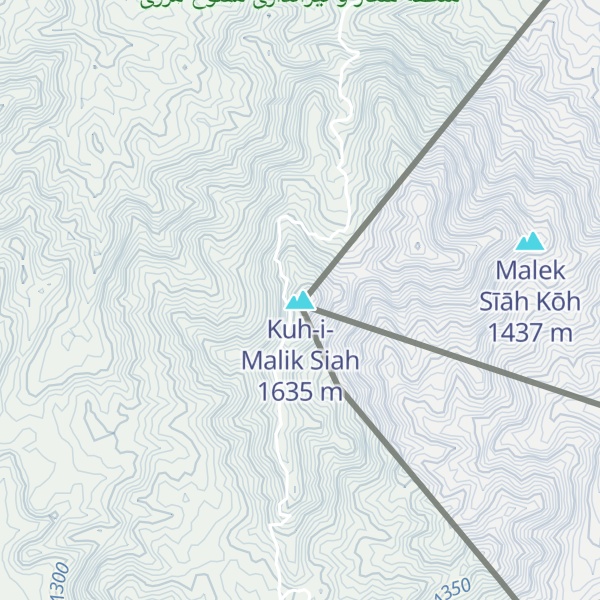 Map of Kuh-i-Malik Siah