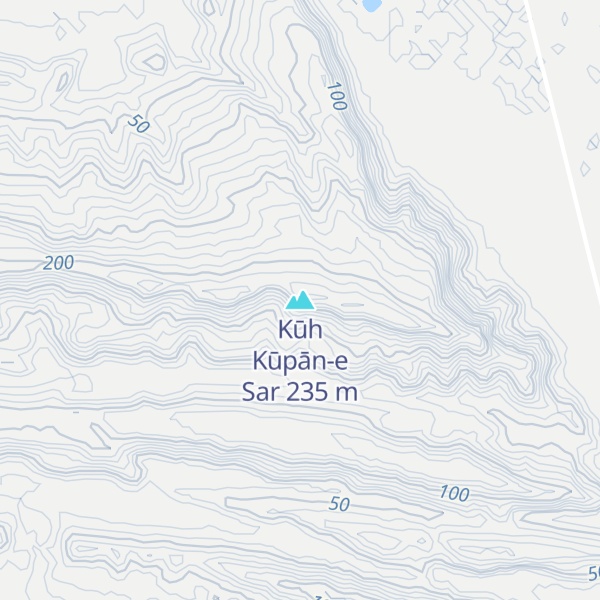 Map of Kūh Kūpān-e Sar