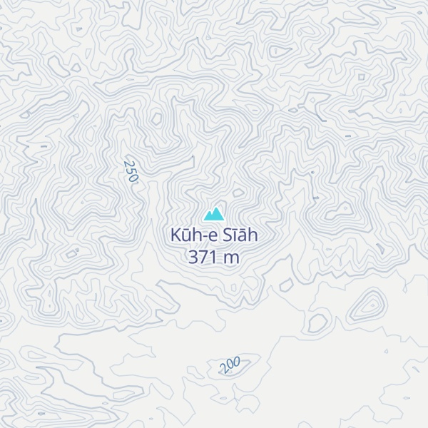 Map of Kūh-e Sīāh