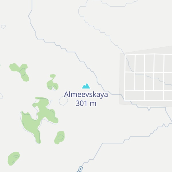 Map of Almeevskaya