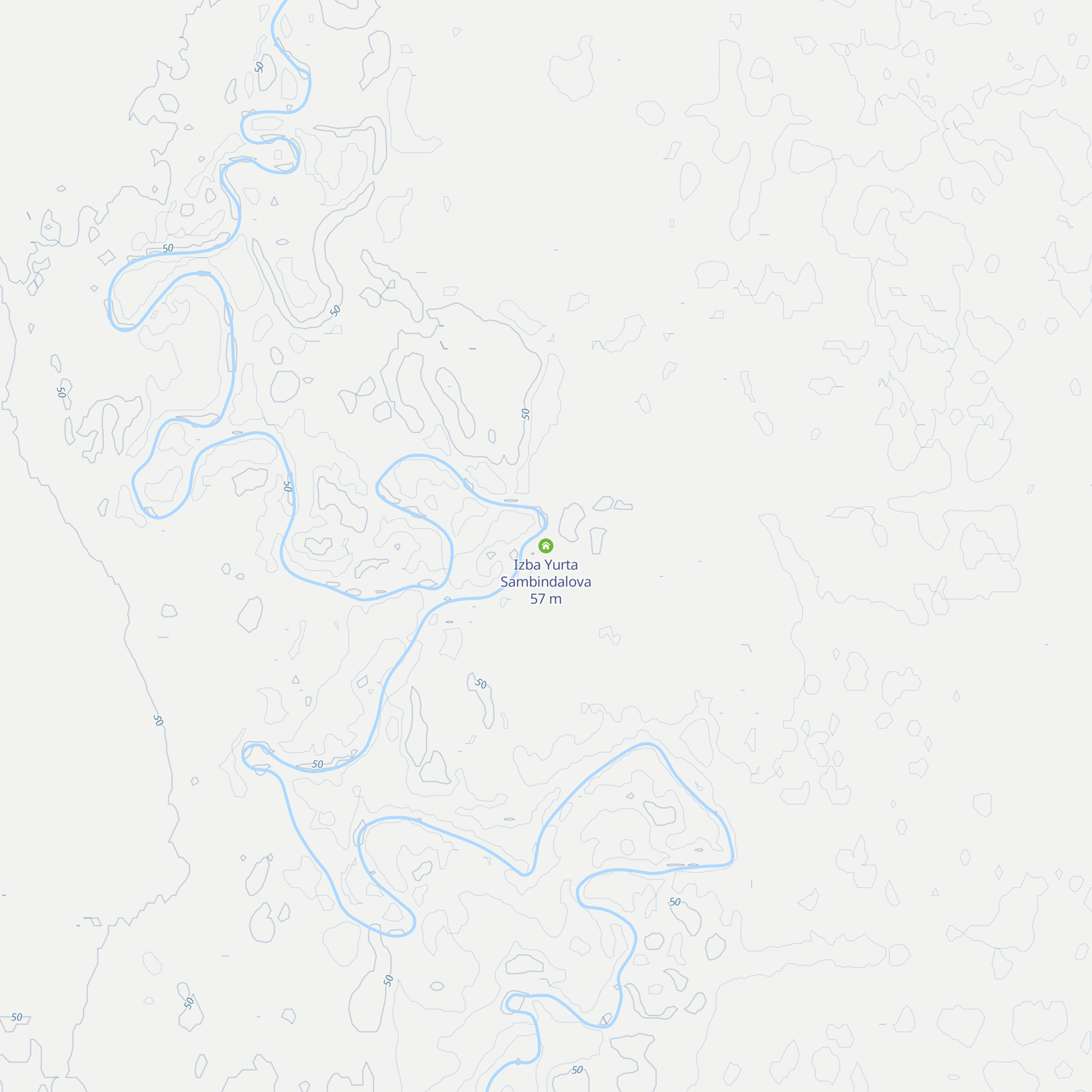 Izba Yurta Sambindalova map