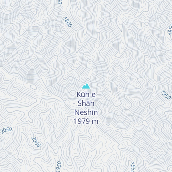 Map of Kūh-e Shāh Neshīn