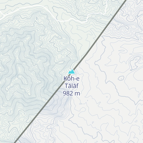Map of Kōh-e Tālāf