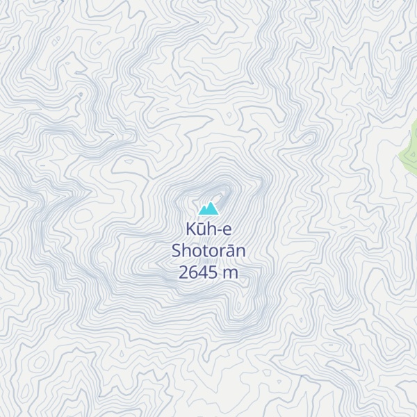 Map of Kūh-e Shotorān