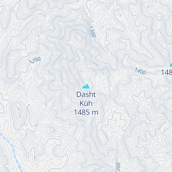 Map of Dasht Kūh