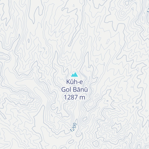 Map of Kūh-e Gol Bānū
