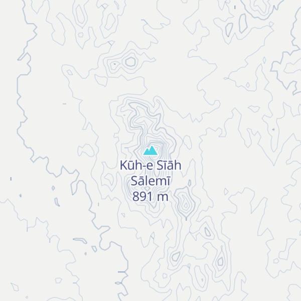 Map of Kūh-e Sīāh Sālemī