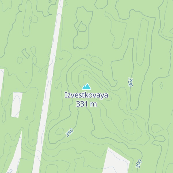 Map of Izvestkovaya