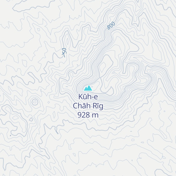 Map of Kūh-e Chāh Rīg