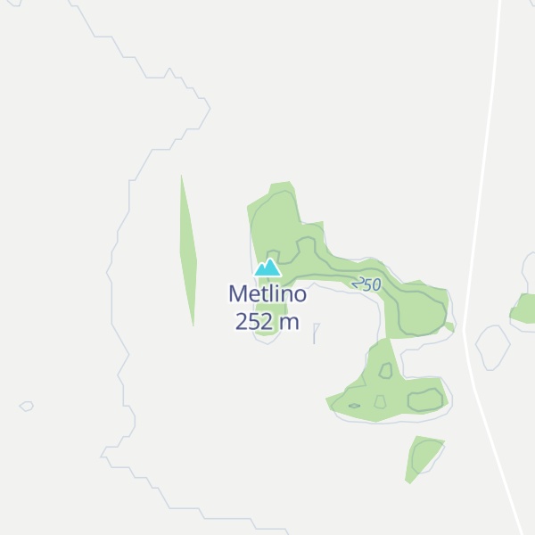 Map of Metlino