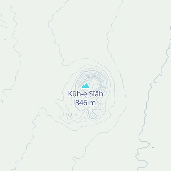 Map of Kūh-e Sīāh