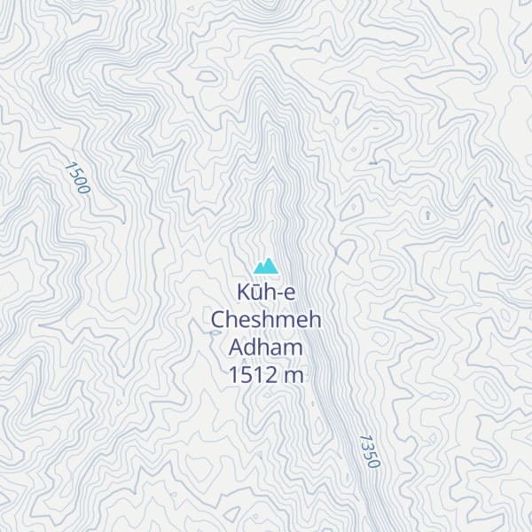 Map of Kūh-e Cheshmeh Adham