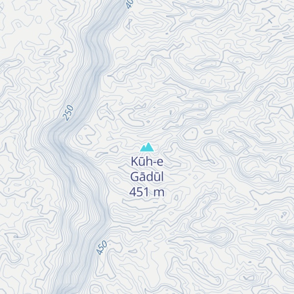 Map of Kūh-e Gādūl