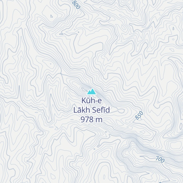 Map of Kūh-e Lākh Sefīd