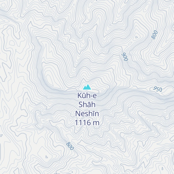 Map of Kūh-e Shāh Neshīn