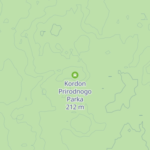 Map of Kordon Prirodnogo Parka