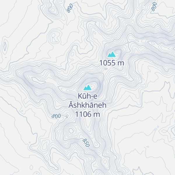 Map of Kūh-e Āshkhāneh