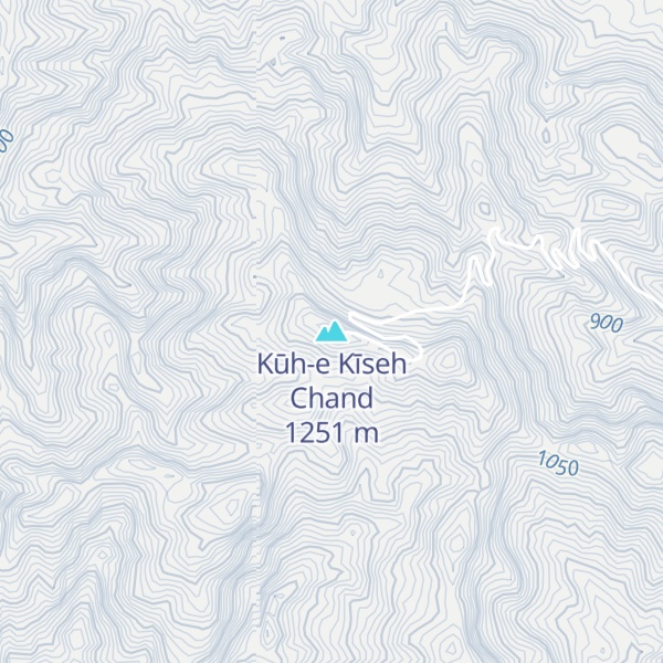 Map of Kūh-e Kīseh Chand
