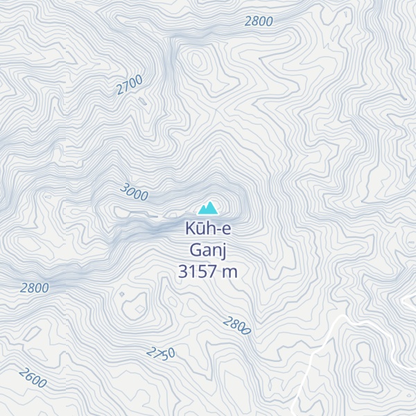 Map of Kūh-e Ganj