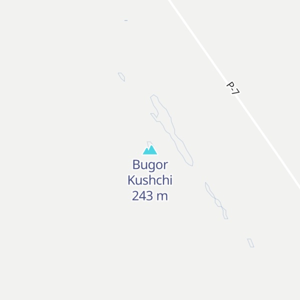 Map of Bugor Kushchi