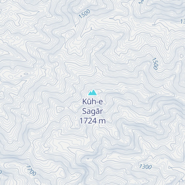 Map of Kūh-e Sagār