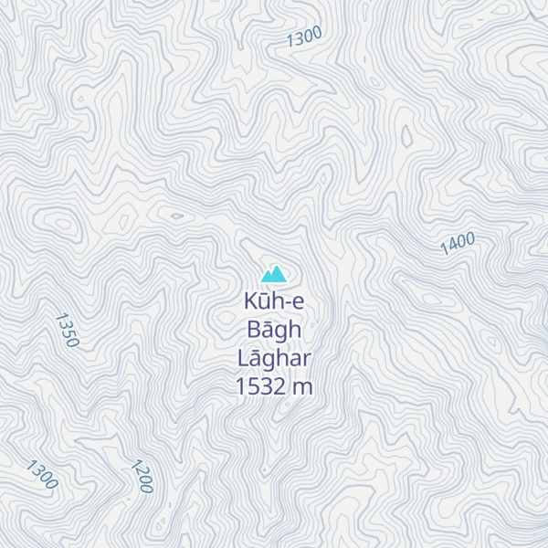 Map of Kūh-e Bāgh Lāghar