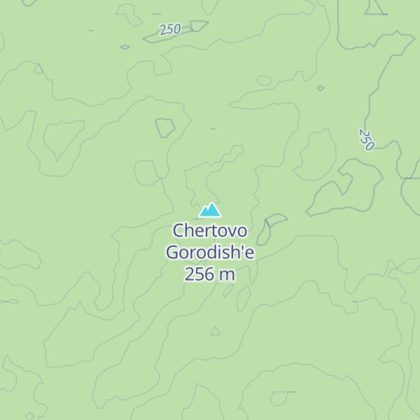 Map of Chertovo Gorodish'e