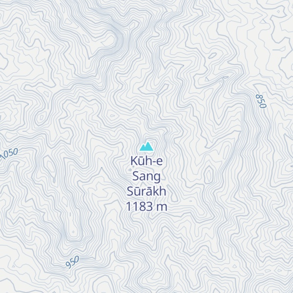 Map of Kūh-e Sang Sūrākh