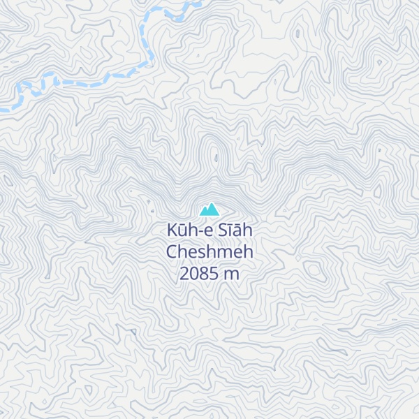 Map of Kūh-e Sīāh Cheshmeh