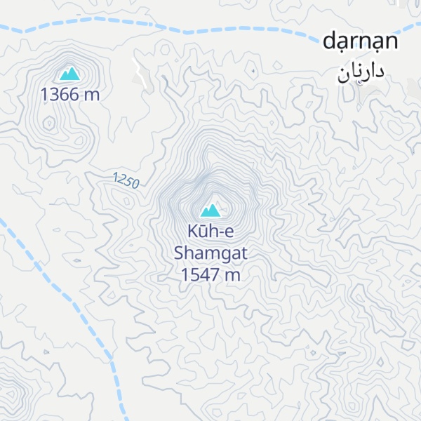 Map of Kūh-e Shamgat
