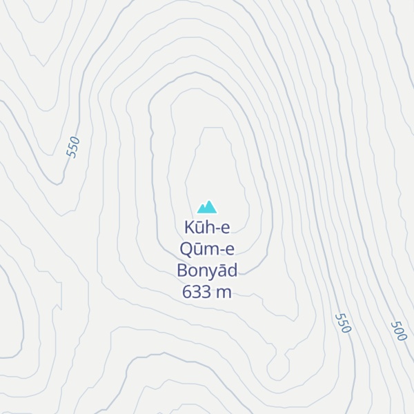 Map of Kūh-e Qūm-e Bonyād