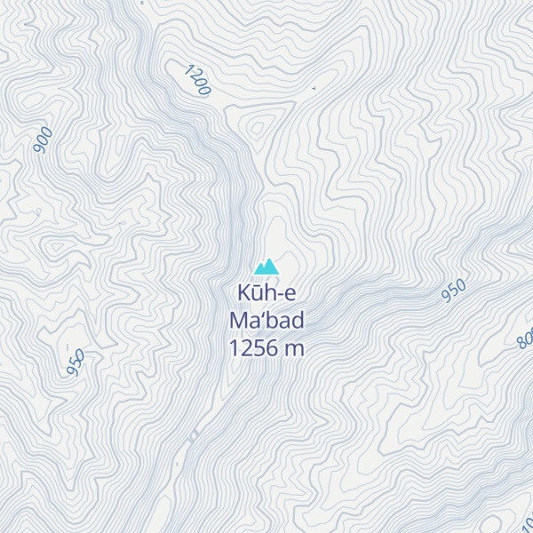 Map of Kūh-e Ma‘bad
