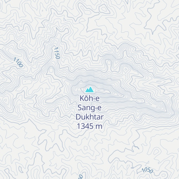 Map of Kōh-e Sang-e Dukhtar