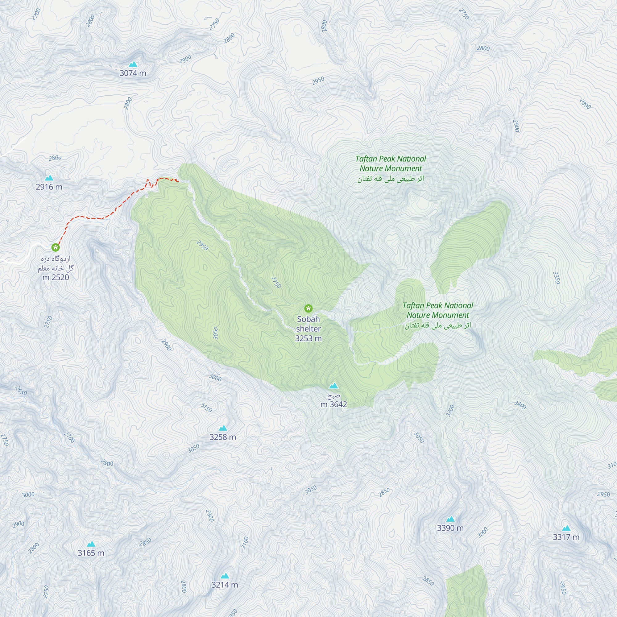 Sobah shelter map