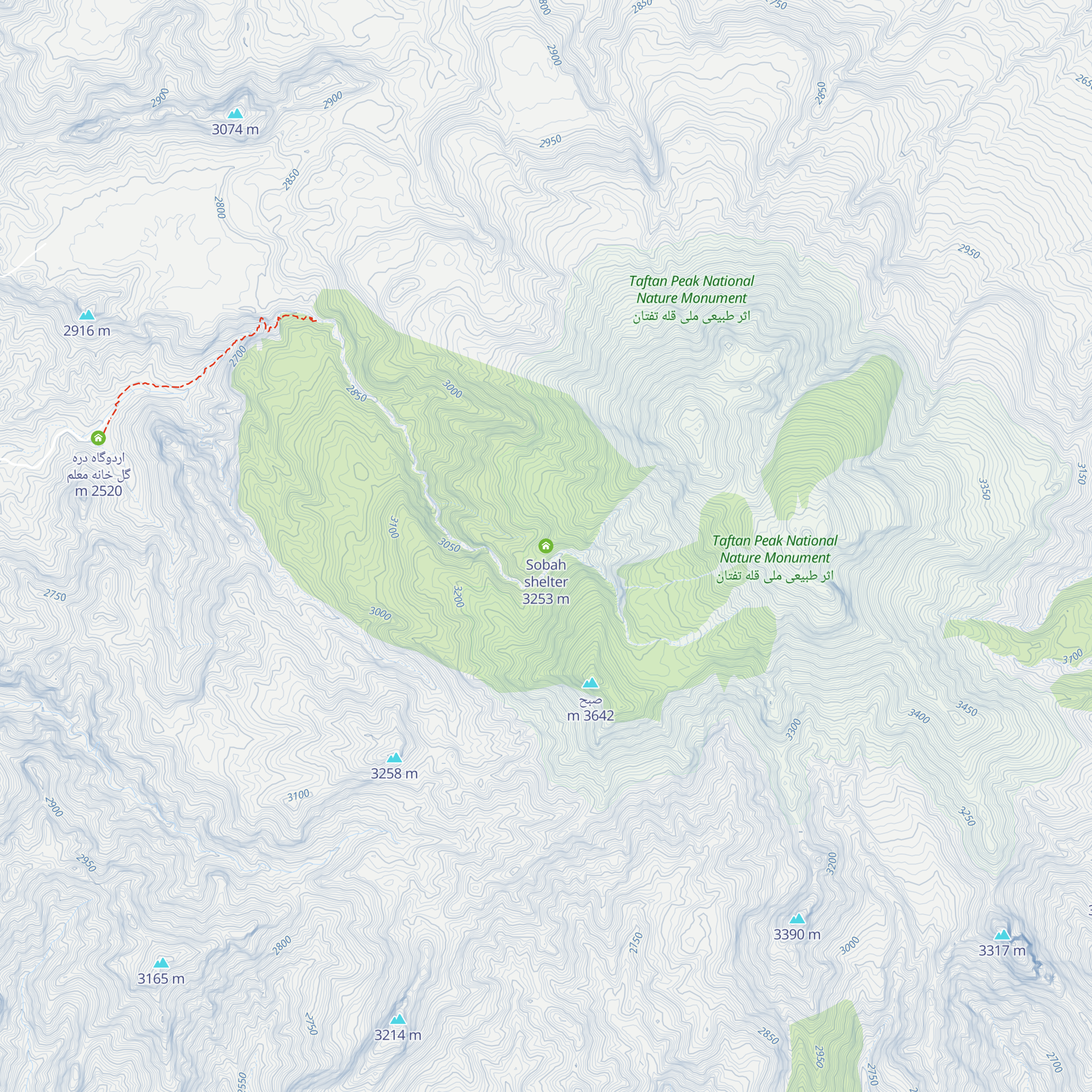 Sobah shelter map