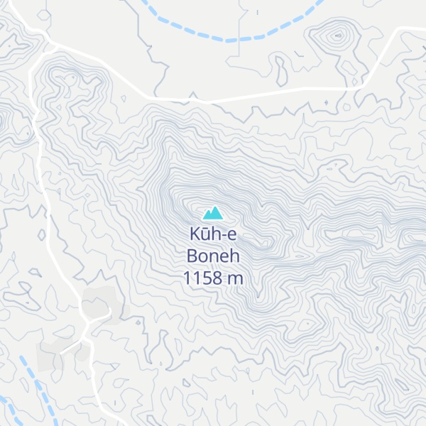 Map of Kūh-e Boneh