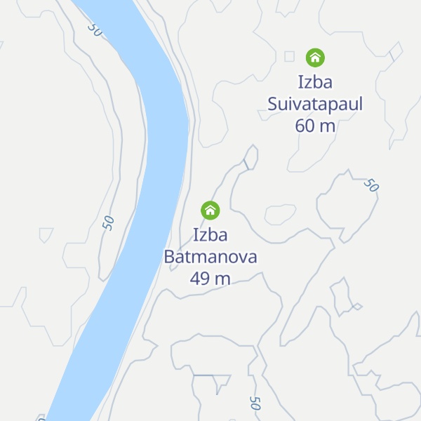 Map of Izba Batmanova