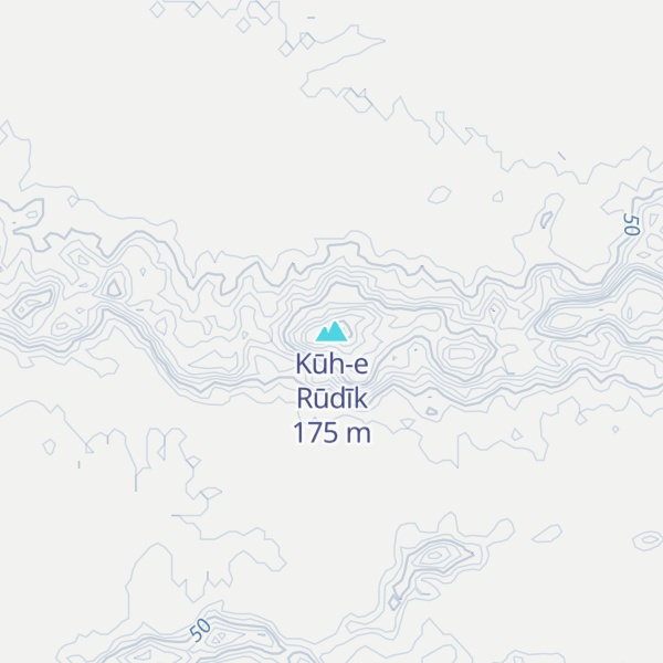 Map of Kūh-e Rūdīk