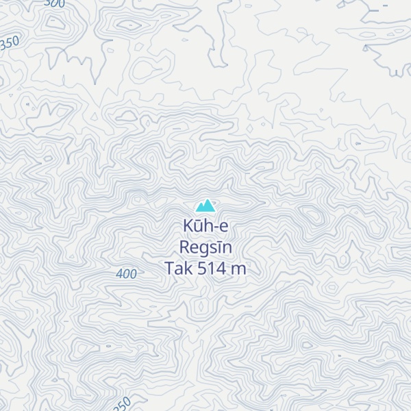 Map of Kūh-e Regsīn Tak