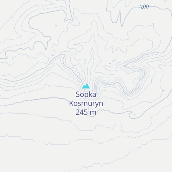 Map of Sopka Kosmuryn